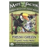Mate Factor, органический йерба мате, свежий зеленый, 24 чайных пакетика, 84 г (2,96 унции)