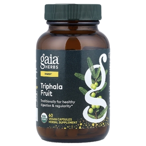 Gaia Herbs, плоды трифала, 60 веганских капсул