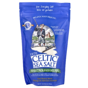Celtic Sea Salt, мелкого помола, смесь жизненно важных минералов, 454 г (1 фунт)