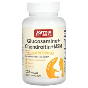 Jarrow Formulas, глюкозамин, хондроитин и МСМ, 120 капсул