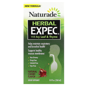 Naturade, комплекс для поддержки здоровья дыхательной системы и бронхов, натуральный вишневый вкус, 260 мл (8,8 жидкая унция)