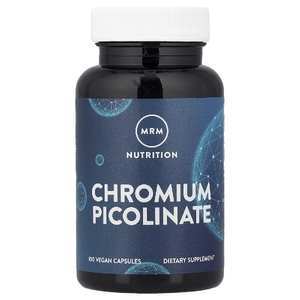 MRM Nutrition, пиколинат хрома, 100 веганских капсул (200 мкг в 1 капсуле)