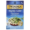 Twinings, Ароматизированный травяной чай, вечернее спокойствие, без кофеина, 20 чайных пакетиков, 29 г (1,02 унции)
