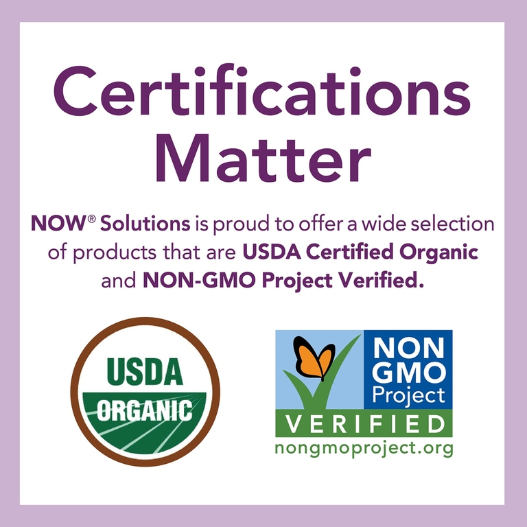 NOW Foods, Solutions, сертифицированное на 100% чистое органическое аргановое масло, 59 мл (2 жидк. унции)