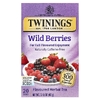 Twinings, Ароматизированный травяной чай, лесные ягоды, без кофеина, 20 чайных пакетиков, 40 г (1,41 унции)