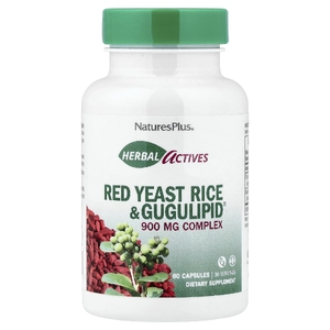 NaturesPlus, красный ферментированный рис, 60 капсул