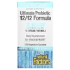 Natural Factors, Формула из 12 штаммов пробиотиков, формула 12/12, 12 млрд КОЕ, 120 вегетарианских капсул