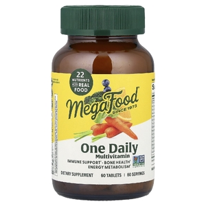 MegaFood, мультивитаминный комплекс для приема 1 раз в день, 60 таблеток