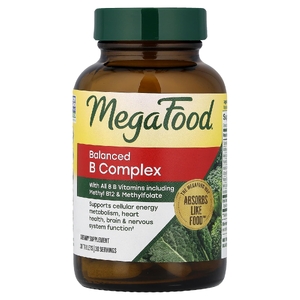 MegaFood, Сбалансированный комплекс группы B, 30 таблеток