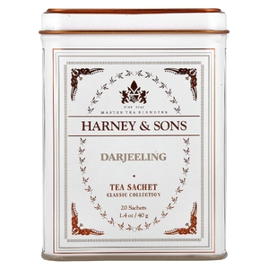 Harney & Sons, чай Дарджилинг, 20 чайных пакетиков, 40 г (1,4 унции)