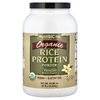 NutriBiotic, Сырой натуральный рисовый белок с ванилью, 3 фунта (1.36 кг)