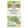 Twinings, травяной чай, чистая перечная мята, без кофеина, 25 чайных пакетиков, 50 г (1,76 унции)