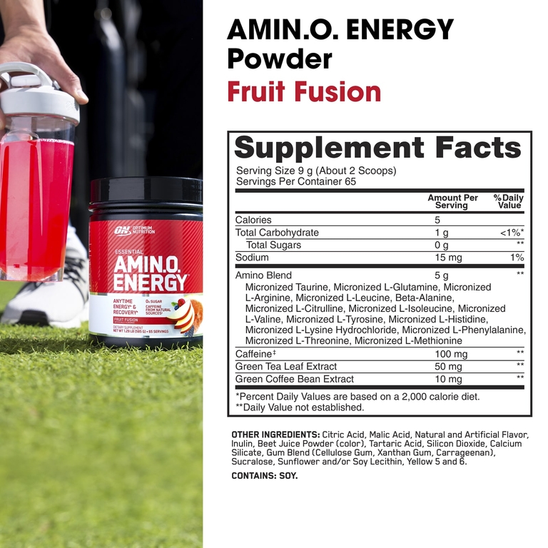Optimum Nutrition, Аминокислоты для восстановления мышц, смесь фруктов, 585 г (1,29 фунта)