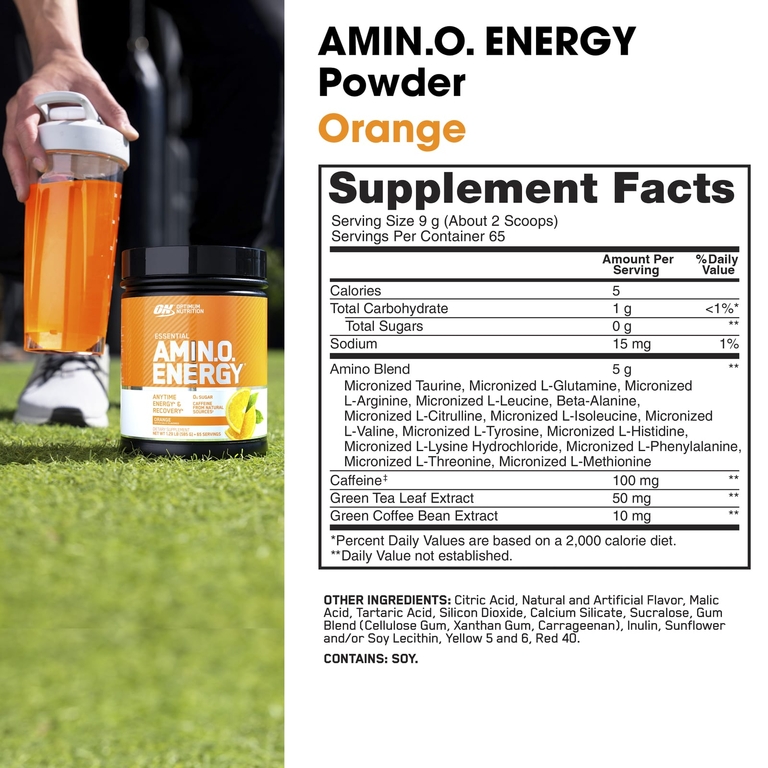 Optimum Nutrition, Аминокислоты для восстановления мышц, апельсин, 585 г (1,29 фунта)