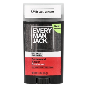 Every Man Jack, дезодорант, кедровый янтарь, 85 г (3 унции)