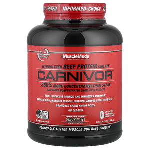 MuscleMeds, гидролизованный изолят говяжьего протеина, со вкусом шоколада, 1898,4 г (4,19 фунта)