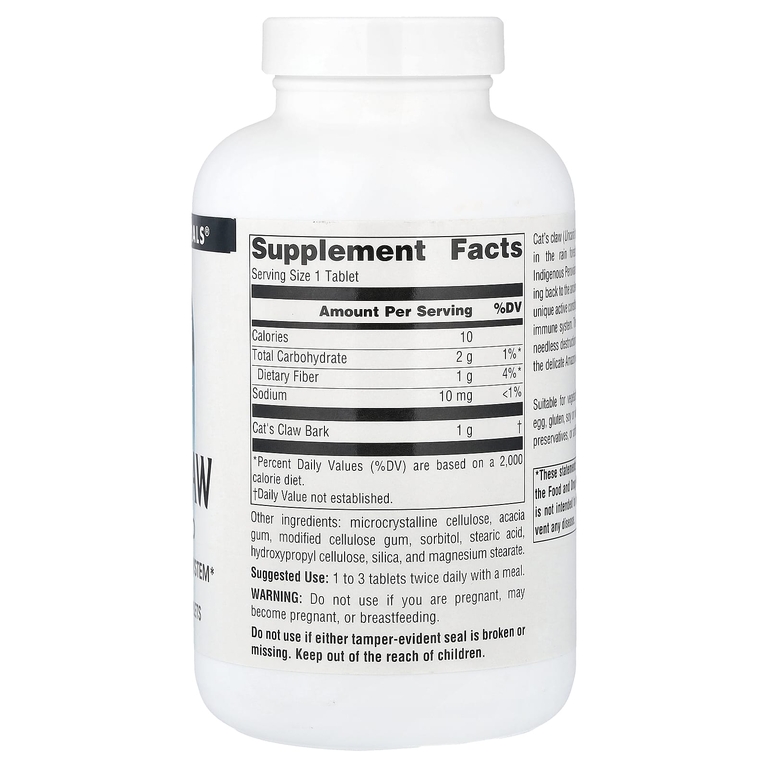 Source Naturals, кошачий коготь, 1000 мг, 120 таблеток