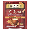 Twinings, Ароматизированный черный чай, чай, тыквенные специи, 20 чайных пакетиков, 40 г (1,41 унции)