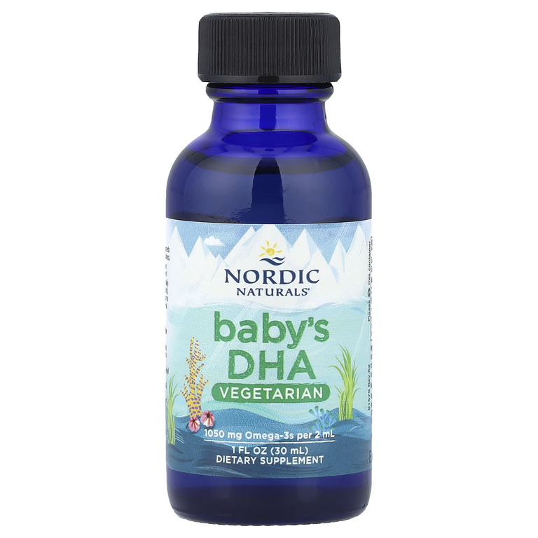 Nordic Naturals, вегетарианская ДГК для детей, 1050 мг, 30 мл (1 жидк. унция)