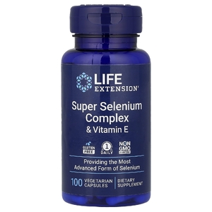 Life Extension, суперкомплекс с селеном и витамином E, 100 вегетарианских капсул