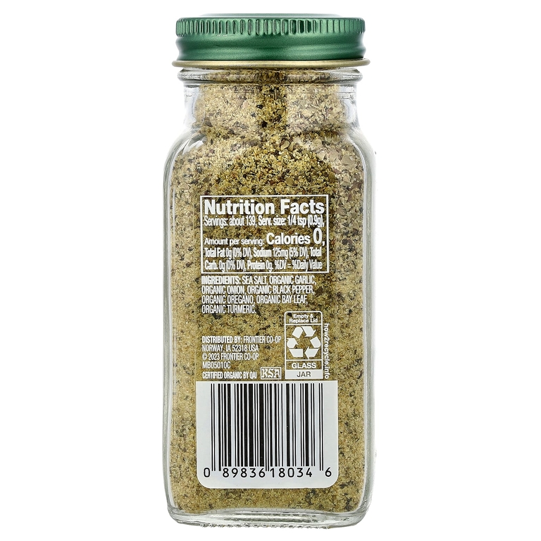 Simply Organic, Приправа Адобо, 125 г (4,41 унции)
