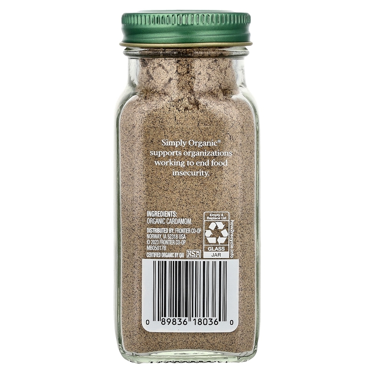 Simply Organic, Кардамон, 80 г (2,82 унции)