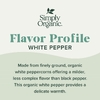 Simply Organic, белый перец, 81 г (2,86 унции)