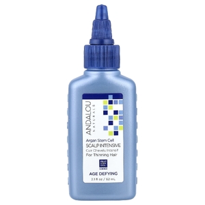 Andalou Naturals, аргановые стволовые клетки, интенсивное средство для кожи головы, против выпадения волос, омолаживающий эффект, 62 мл (2,1 жидк. унции)