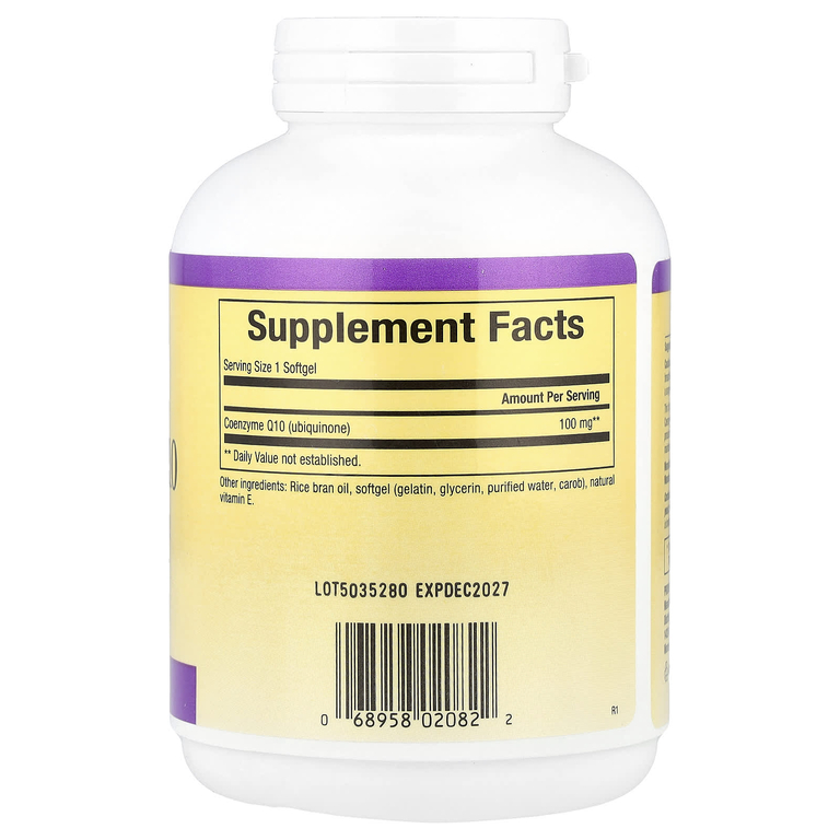 Natural Factors, Кофермент Q10, 100 мг, 240 мягких желатиновых капсул