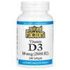 Natural Factors, витамин D3, 50 мкг (2000 МЕ), 240 мягких таблеток