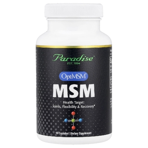 Paradise Herbs, МСМ, 1000 мг, 90 капсул
