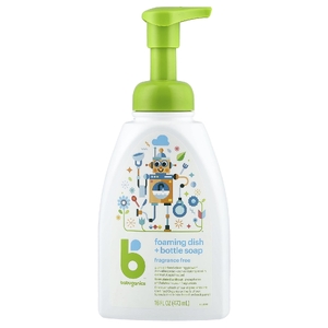 Babyganics, пенное средство для мытья посуды и детских бутылочек, без отдушек, 473 мл (16 жидк. унций)