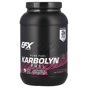 EFX Sports, углеводы, клубника, 1950 г (4 фунта 4,8 унции)
