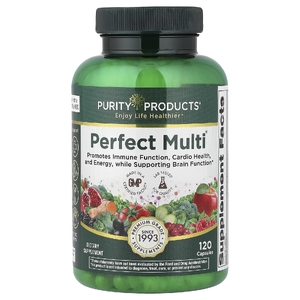 Purity Products, Мультивитамины, 120 капсул