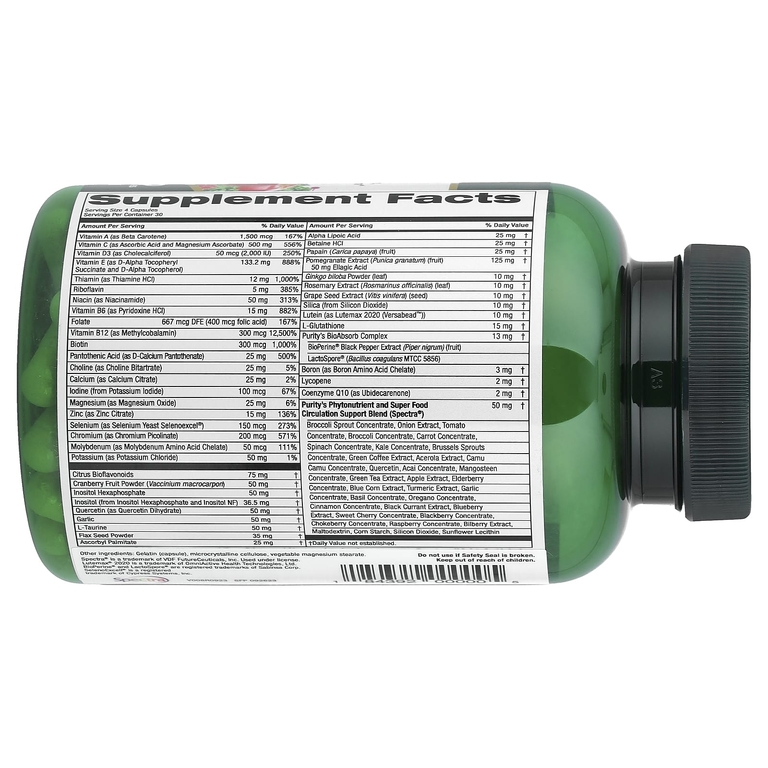 Purity Products, Мультивитамины, 120 капсул