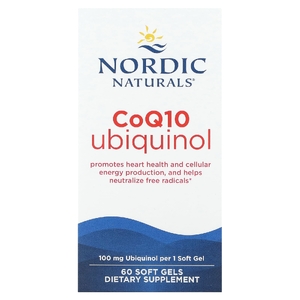 Nordic Naturals, убихинол, 100 мг, 60 желатиновых капсул