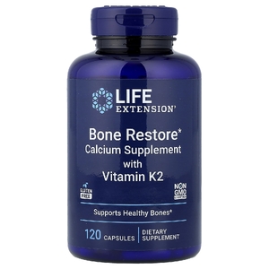 Life Extension, восстановление костей с витамином К2, 120 капсул