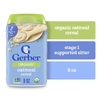Gerber, органические овсяные хлопья, 227 г (8 унций)