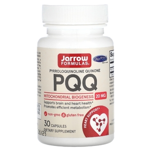 Jarrow Formulas, пирролохинолинхинон, 20 мг, 30 капсул