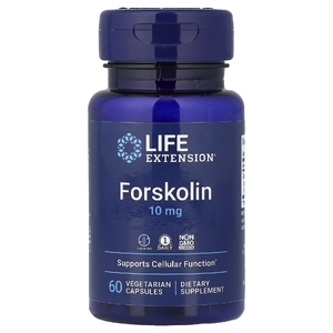 Life Extension, форсколин, 10 мг, 60 вегетарианских капсул