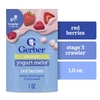 Gerber, шарики из йогурта, для детей от 8 месяцев, красные ягоды, 28 г (1 унция)