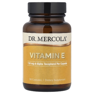 Dr. Mercola, витамин E, 30 капсул