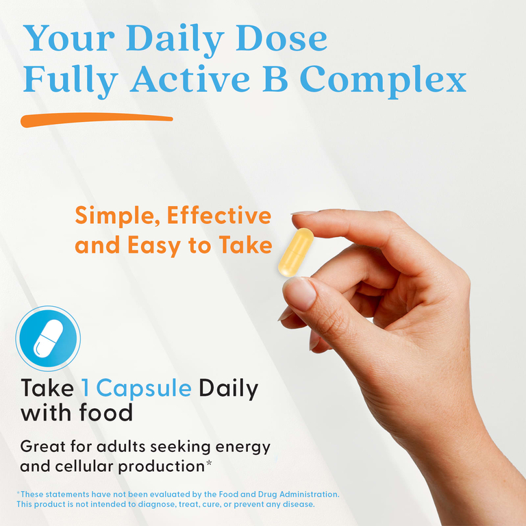Doctor's Best, комплекс активных витаминов группы B, 30 вегетарианских капсул