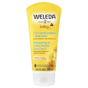 Weleda, нежный детский шампунь и гель для душа 2 в 1, экстракты календулы, 200 мл (6,8 жидк. унции)