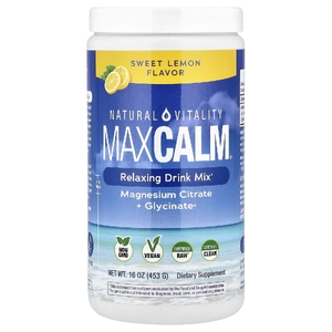 Natural Vitality, смесь для приготовления расслабляющего напитка, сладкий лимон, 453 г (16 унций)