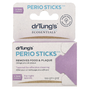 Dr. Tung's, Ecosentials™, Perio Sticks™, X-Thin, 100 стик-стиков (Товар снят с продажи) 