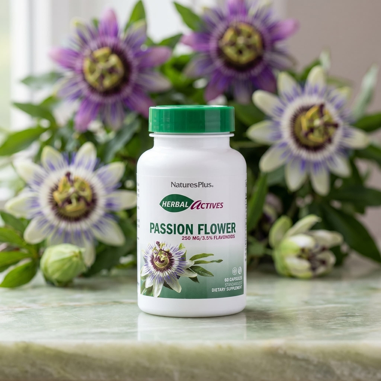 NaturesPlus, Растительная активность, пассифлора, 250 мг, 60 вегетарианских капсул (Товар снят с продажи) 