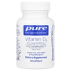 Pure Encapsulations, витамин D3, 125 мкг (5000 МЕ), 120 капсул