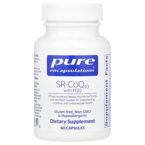 Pure Encapsulations, Коэнзим Q10 с пирролохинолинхиноном, 60 капсул