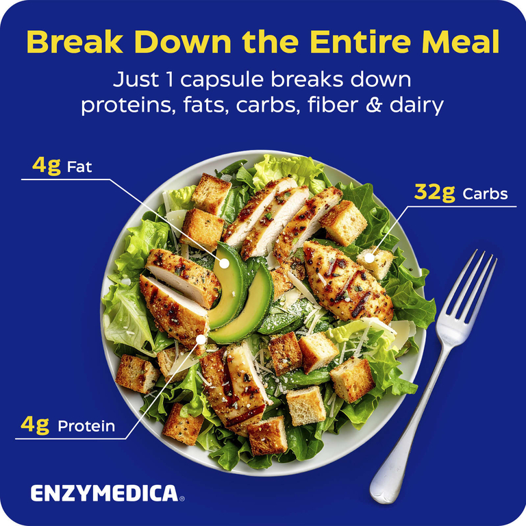 Enzymedica, пищеварительные ферменты, 180 капсул